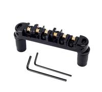 Banworks Puente de rodillos de bloqueo Tune-O-Matic con selletas de rodillos, espaciado entre cuerdas de 51,5 mm para guitarras estilo Epiphone/Gibson LP Les Paul/SG/ES JT/GDQQ-02, color negro