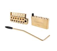 Banworks Puente de trémolo de 6 puntos, espacio de cuerda de 52,5 mm con brazo de trémolo de 5 mm y bloque de latón macizo completo para guitarras eléctricas PRS Fender/Squier Stratocaster Strat ST
