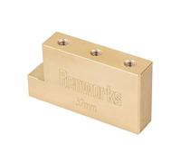Banworks Puente de trémolo para guitarra, bloque de latón, 32 mm de altura, en forma de L, bloque de trémolo para Floyd Rose FR JT/QQDZ-01