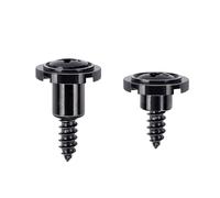 Banworks Retenedores de árbol de cuerda de guitarra vintage de 52 pies, guías de retención de cuerda redondas ranuradas para guitarras eléctricas Fender Telecaster Tele TL, paquete de 2 (una superior