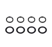 Banworks Rosca métrica de 12 mm M12 para guitarra, interruptor selector de tuerca, interruptor Waher de 3 vías para Epiphone Les Paul LP SG, juego de 4 JT/DWQLS-01, color negro