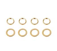 Banworks Rosca métrica de 12 mm M12 para guitarra, interruptor selector de tuerca, interruptor Waher de 3 vías para Epiphone Les Paul LP SG, juego de 4 JT/DWQLS-01 dorado