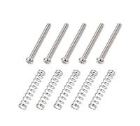 Banworks Rosca métrica de 3 x 30 mm M3 para guitarra eléctrica Humbucker Pickup juego de tornillo y resorte para Epiphone LP SG Squier Strat ST y guitarra de fabricación asiática equipada con