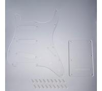 Banworks Strat SSS - Golpeador de 11 agujeros con placa trasera Strat, juego de cubierta de trémolo de 6 agujeros para guardabarros estadounidenses/mexicanos, estilo moderno, Stratocaster ST JT/HB-08