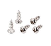 Banworks Tornillos de acero inoxidable americano #3 x 1/4 pulgadas para guitarra en forma de campana, tornillos para cubierta de barra de armadura para Estados Unidos, Gibson Les Paul LP SG, paquete