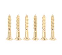 Banworks Tornillos de montaje de puente fijo para guitarra eléctrica de cabeza plana avellanada M3.5 de 3,5 x 25 mm, tornillo de montaje de puente rígido para Squier Stratocaster Strat ST Tele Bass