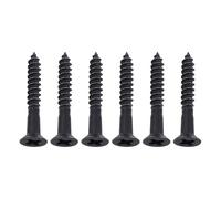 Banworks Tornillos de montaje de puente fijo para guitarra eléctrica de cabeza plana avellanada M3.5 de 3,5 x 25 mm, tornillo de montaje de puente rígido para Squier Stratocaster Strat ST Tele Bass