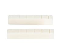 Banworks Tuerca de cuello de hueso de ganado LP de 6 cuerdas, espaciado de cuerdas, 35,28 mm, piezas de repuesto para guitarra eléctrica, paquete de 2, JT/XZ-01, blanco, 43 x 6 x 8,5 mm