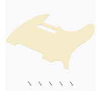 Banworks Vintage Original '51-'59 5-Hole TL Guitar Pickguard Straight Edge | Placa de rasguños 1 capa 1,5 mm vintage para Fender Tele Telecaster US/MX, JT/HB-19 Cream