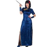 Banyant Toys Disfraz China Azul Qi-pao Mujer: XL