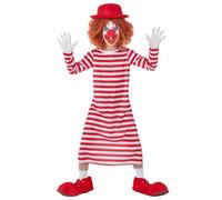Banyant Toys Disfraz Payaso Rayas Largo 10-12 años