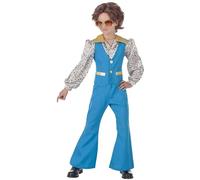 Banyant Toys, S.L. - Disfraz Niño Años 70 Azul - KK6640-7-9 años