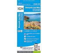 Banyuls-sur-Mer / Côte Vermeille / Col du Perthus (2549OT): 1:25000 (TOP 25)