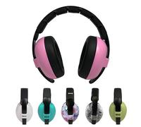 Banz Bubzee - Protectores auditivos para bebés de 0 a 36 meses, auriculares con cancelación de ruido para niños, Pétalo Rosa