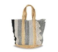 Banzaii Bolsa de verano para mujer, bolso bandolera colorido, bolso de hombro bohemio de paja para el mar, tejido a mano Rodas
