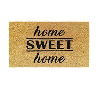 Banzaii Felpudo de Coco Entrada Casa 40x70 cm con Base Antideslizante - Home Sweet Home