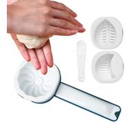 Bao Bun Mold - Manual Pastry Baking Tool, Dumpling Maker, Bun Baozi Mold With 3 Shapes | For Home Apartment Household Dorm Empanadas Mooncakes Holiday