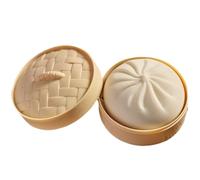 Bao Bun Squeeze Toy - Adorable Stress Reliever, Squishy Toy | Soft Silicone, Easy To Squeeze, Design, Soothing Texture, Ideal for Kids, Office, Desk, And Sensory Activities