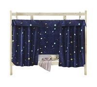 BAO CORE Cortina de cama, cama alta, litera, dormitorio, cama para tienda de campaña, cortina de tela, dosel, cortinas opacas, a prueba de polvo, protección contra mosquitos, pantalla de red para