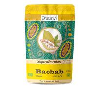 DRASANVI SUPERALIMENTO BAOBAB CERTIFICADO BIO - Aporte de Vitamina C + Potasio + Fibra - Alto perfil de micronutrientes - VEGANO - SIN GLUTEN - 125g