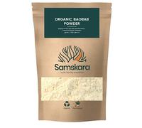 Baobab en Polvo BIO Ecologico | Calidad 100% pura y cruda, fuente de Vit C, Calcio, Colageno natural | SAMSKARA | Organic Baobab Powder (250gr x 1) - Envasado en 2025 FRESCURA GARANTIZADA