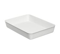Tatay Caja organizadora A4 Baobab — Polipropileno libre de BPA — Blanco 24,7x33,6x5,6 cm