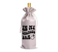 Baobeily In My Engaged Era - Bolsa de regalo de compromiso para boda, regalo de compromiso, bolsa de vino para novia/él/ella recién comprometida
