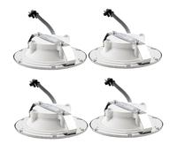 Baobiutin 4 bombillas para campana extractora, 1, 5 W, 12 V, pequeñas bombillas redondas para campana extractora, accesorios de cocina prácticos de repuesto para extractor de humo, luz de gama