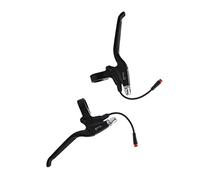 Baoblaze 2 Piezas Freno Eléctrica Bicicleta Palanca Manillar Agujero Retrovisor Mango Plástico Compatibilidad Varios Frenos para Electric Bike Scooter B, 1 par