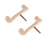 Baoblaze 2x 2pcs Reposapiés de Pies Apoyo de Violín Material Educativo Musical Accesorio de Regalos Fiestas