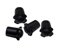 Baoblaze 4 Piezas Protectores para Patas de Sillas Almohadillas de Goma para Pies de Sillas Redondas Que Elimina Ruidos Adecuadas para Camping Barbacoa Picnic, Diámetro interior 13mm
