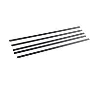 Baoblaze 5 Piezas Barra Plana de Fibra de Carbono Material de Soporte Tira de Recambio Multimodelo RC Accesorio para Montaje Preciso Adecuado para Eq,