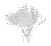 Baoblaze - 50 púas de Flores Artificiales de acrílico con Diamantes de imitación para decoración de Fiestas, Bodas y Flores, Blanco, 15 cm