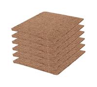 Baoblaze 6 Piezas Mats de Nido Nido Nido Nido Fibra de Coco Fibra de Coco Lana Reutilizable Alfombrilla de Cama Alfombrillas, 30x30cm
