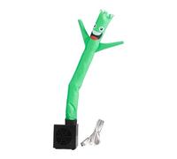 Baoblaze Air Inflatable Tube Muñeco Ondulante para Mesa con Cable USB Bailarín Gracioso Tubo Decorativo para Estantería Adecuado para Hogar de Negoci, Verde