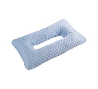 Baoblaze Almohada para Piercing de Oreja Cojín Terapéutico Almohada de Lado Protector de Pendiente Reduce La Fricción Y Presión Del Oído para Descanso Nocturno, Azul, tal como se describe