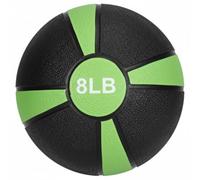 Baoblaze Balón Medicinal de Goma Balón Pelota Esférico Fitness con Agarre Seguro y Paneles Segmentados para Trabajos de Core Sentadillas y Lanzamientos