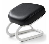 Baoblaze Banco de Meditación Banco de Rodillas Taburete de Oración Asiento Ergonómico Soporte Postural en Acero y Cuero PU Adecuado para Mindfulness Estiramientos Oración y Contemplación, Negro