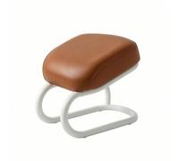 Baoblaze Banco de Meditación Banco de Rodillas Taburete de Oración Asiento Ergonómico Soporte Postural en Acero y Cuero PU Adecuado para Mindfulness Estiramientos Oración y Contemplación, Marrón