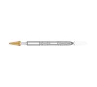 Baoblaze Bolígrafo para teñir bordes de cuero, bolígrafo para teñir artesanías de cuero para reparación de bolsos, aplicadores de pegamento de doble cabezal, Style B