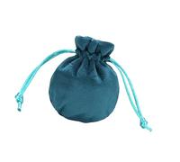 Baoblaze Bolsa de Terciopelo para Joyas, Bolsa de Regalo, Recuerdo de Fiesta, con cordón, Organizador para baratijas, dijes, Collares, Piedras, día de, Azul 6.5x8.5cm