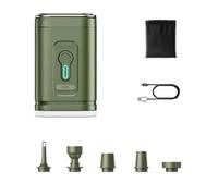 Baoblaze Bomba de Aire Portátil Inflador Eléctrico Compresor Mini Aspirador de Vacío con Pantalla Digital y Boquillas Múltiples en Uso sin Cables Adecuada para, Moderno-C