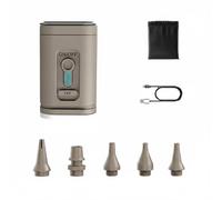 Baoblaze Bomba de Aire Portátil Inflador Eléctrico Compresor Mini Aspirador de Vacío con Pantalla Digital y Boquillas Múltiples en Uso sin Cables Adecuada para, Moderno-A