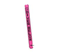 Baoblaze Boya de Marcador de Superficie de Buceo, Alta Visibilidad, Tubo de Buceo Inflable Ligero SMB de Buceo para Deportes de Agua submarina, Rosa