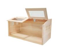 Baoblaze Caja de cría para Jaula para codornices Hábitat para Animales pequeños Caja de cría de Madera Resistente Gallinero pequeño para codornices