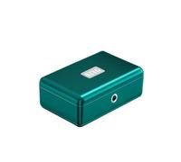 Baoblaze Caja Fuerte Biométrica para Joyería Contenedor Organizador Estuche Compacto con de Plástico Adecuada para Escritorio Dormitorio Estudio Desplazamientos, Verde Oscuro