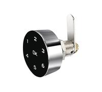 Baoblaze Cajón Gabinete Inteligente Cerraduras Digitales Sin Llave Codificada Digital Buzón Armario Puertas Pantalla Táctil Bloqu, Varilla Estilo a 20mm