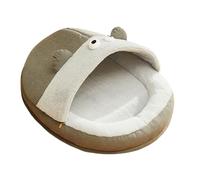 Baoblaze Cama Cueva para Gatos, caseta para Gatos, Suave, Lavable, acogedora, Antideslizante, cálida, Nido para Gatos, Cama para Perros y Gatos pequeños, Gris, M