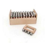 Baoblaze Campana Musical Infantil Campana de Mano Sonajero Pandereta Instrumento de Percusión con Empuñadura Cómoda y Campanas, Cuatro Campanas Cuadradas De Madera De Haya + Caja De Madera