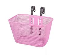 Baoblaze Canasta Metálica Malla | Diseño Abierto y Ligero, Cesta Rejilla, Robusta, Canasta para Bicicleta con Ganchos, Parque, Infantil, Niños